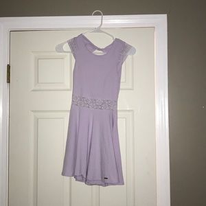 Purple skater dress